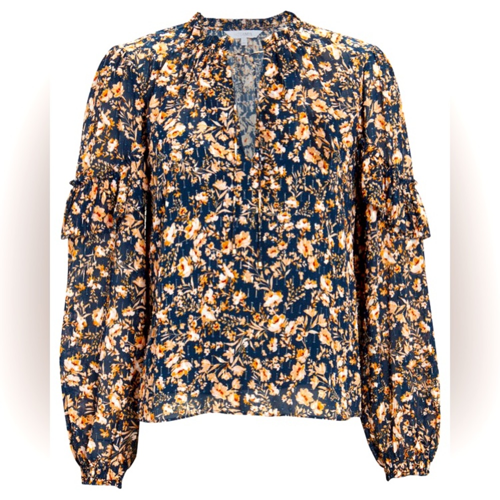 Intermix Marika Lurex Floral Blouse!